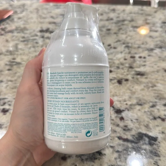 *NEW* PERLIER WHITE ALMOND ABSOLUTE COMFORT BATH CREAM 16.9oz - Picture 5 of 5